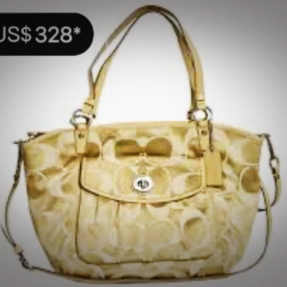 Vintage Y2K Coach Shoulder Bag beige color Shoulder Bag new without tags - Picture 4 of 17